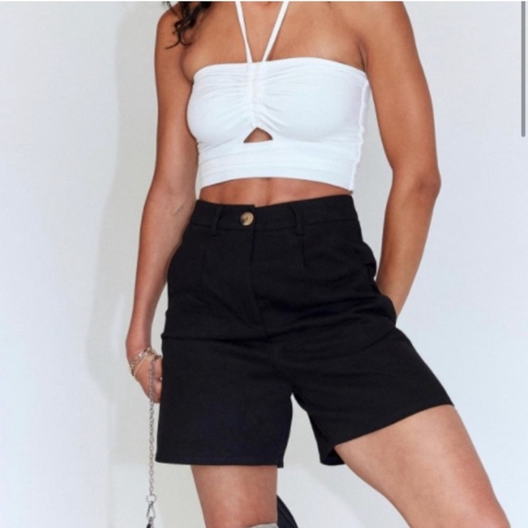 Princess Polly Pants - NWT Princess Polly Dylan Shorts in Black Size 4